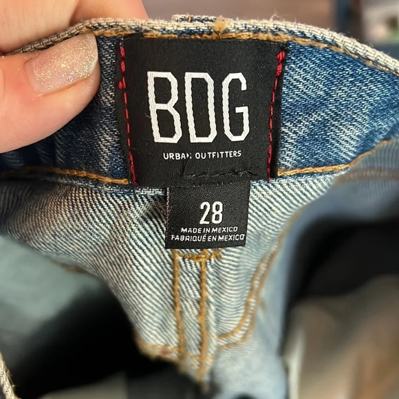 Urban Outfitters BDG wide  leg straight jeans size 28 - Picture 4 of 16